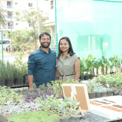 We are the couple behind Urban Jungle. This photo was taken on our grand opening day, a moment we had dreamed of for years. We are so grateful for the support and can't wait to grow this community with you.