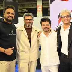 A group photo with my fellow speakers at the Salon Management Congress. It's always a privilege to connect with and learn from other leaders in the field.