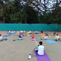 We celebrated International Yoga Day with a special session for our players on the court. We believe in holistic development, and yoga helps our students improve flexibility, balance, and mental peace.