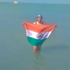 Our members don't just stick to the road. Here's our very own Asha, part of a relay team that swam across the Palk Strait from Sri Lanka to India. It's a testament to the adventurous spirit we foster.