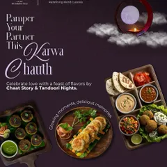 From fasting to feasting, let us bring flavor and ease to your Karva Chauth. We offer beautifully curated platters featuring a variety of dishes to celebrate love and break the fast.
