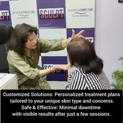 A personalized consultation is the first step in our pigmentation treatment process. Here, our doctor carefully assesses the client's skin concerns to create a customized and effective plan that ensures visible results with minimal downtime.