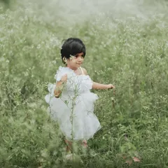 A moment of quiet exploration in the beautiful, natural setting.
