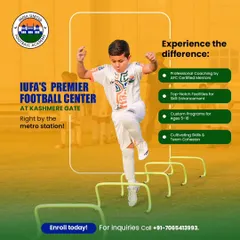 Our premier football center at Kashmere Gate is now open! Located right by the metro station, it offers professional coaching and top-notch facilities for ages 5-18.