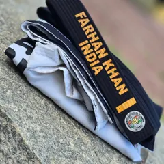 This belt represents years of dedication, sweat, and an unbreakable commitment to the art of Taekwondo. It's a journey I guide my students on every day.