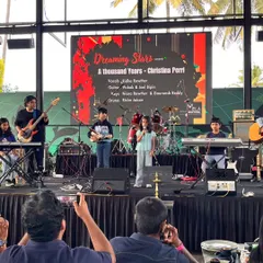 From the practice room to the main stage. I provide my students with opportunities to perform with a full band, giving them the real experience of being a musician and sharing their talent with a live audience.