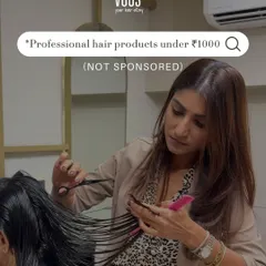 You don't need to spend a fortune to get good hair. This carousel features some of my favorite professional quality hair products that are all under ₹1000, proving that affordable, reliable care is possible.