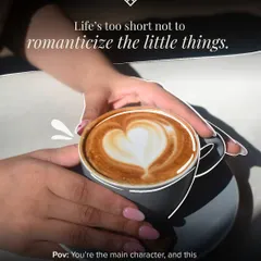 It's more than just coffee, it's a small moment of comfort in your day. I believe even the busiest days deserve a perfectly crafted latte.