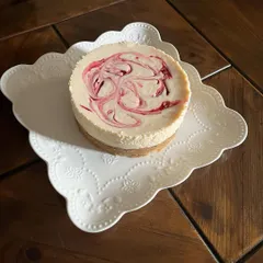 My berry swirl cheesecakes are always flying out the door! It's a tough choice between this and the boozy coffee for the top spot. This one can also be made eggless.