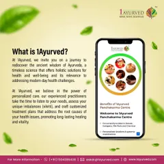 At 1Ayurved, we invite you to rediscover the ancient wisdom of Ayurveda through personalized care. Our experienced practitioners assess your unique imbalances (vikriti) to craft treatment plans that promote long-lasting healing.