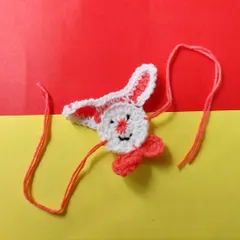 How cute is this bunny rakhi? I make a variety of kids' rakhis with fun animal and cartoon themes to make the little ones feel special.