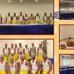 More snapshots of our team during a festive Odia celebration. We ensure every detail, from the food preparation to our service, is done with respect and authenticity.