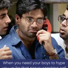 Sometimes you just need your boys to give you that final push of confidence before making that nerve-wracking call to set up a date. Teamwork makes the dream work.