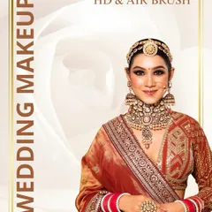I offer both HD and Airbrush wedding makeup to give you that flawless finish. We'll decide together which option is best for your skin and your big day.