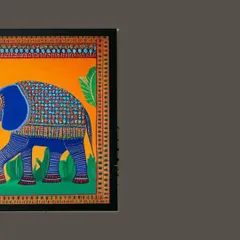 Here, I've brought the timeless beauty of Kerala's sacred art murals into a contemporary living space. This fusion of tradition and modern elegance creates a unique and culturally rich environment.