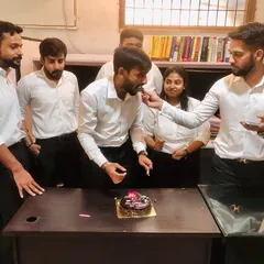 An office celebration for the birthdays of our team members. We believe in fostering a positive and encouraging work environment where every member feels valued.