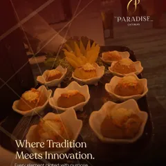 Where tradition meets innovation. These bite-sized appetizers, served in floral-shaped bowls, are plated with purpose and creativity.