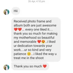 Thank you for your beautiful words! I'm so happy that you felt my patience and dedication during the shoot. Making my clients feel comfortable and cherished is the most important part of my work.