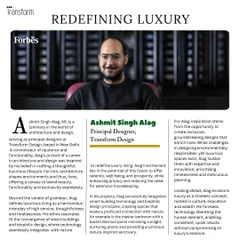 A feature in Forbes on my philosophy of redefining luxury. For me, luxury is a harmonious interplay of high service, thoughtfulness, and biophilic design, creating spaces that evoke a profound connection.