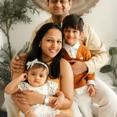 A beautiful family portrait, complete and full of love. My studio sessions are designed to be comfortable for everyone, allowing us to capture your family's connection in a timeless, classic style.