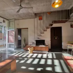 The play of sun and shadows is a key feature in my own home. The patterns cast by the window mullions and louvers move across the floor throughout the day, creating a dynamic and ever-changing quality of light.