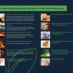 A quick look at the comprehensive treatments we provide. We cover everything from muscle and joint pain, elderly care, and stroke rehabilitation to mental wellness, detox, and postnatal packages. Find the specific therapy you need for your health concerns.