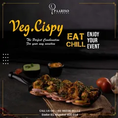 Our Veg Crispy appetizer is a perfect combination of textures and flavors. These marinated bites are fried until golden and served on a bed of sliced onions, making them an irresistible starter for any occasion.