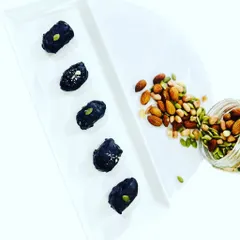 My Date Sneakers are the ultimate healthy answer to a chocolate bar craving. They are made with a date and peanut butter center and coated in pure vegan dark chocolate.