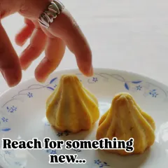 I encourage you to reach for something new this festive season. My Modak Pie is a delicious way to experience a familiar flavour in an exciting new way.