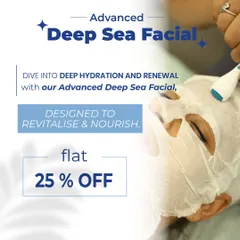 The Advanced Deep Sea Facial is designed for deep hydration and renewal. This treatment uses marine-based ingredients to revitalize and nourish the skin, leaving it soft and supple.