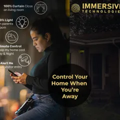 Your home is always within reach, even when you are away. Our system allows you to remotely manage your home's environment, from closing curtains and adjusting lights to checking on visitor alerts for complete peace of mind.