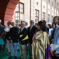 Attending the award ceremony at The Doon School, surrounded by the project stakeholders and the school community who made this achievement possible.