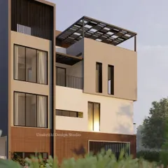 How do you fit a full duplex, skylight, and balconies on a tiny 80 square foot plot? You play architectural Tetris. This project was a fun challenge in maximizing space and functionality without sacrificing design on a compact urban site.