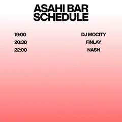 My set time for the Asahi Bar at Sole DXB. I've played at key stages and events within major international festivals.