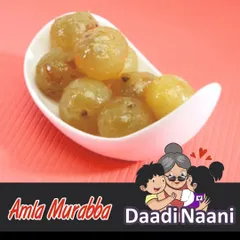 A simple, clean shot of our classic Amla Murabba. These glossy, syrup-soaked gooseberries are a powerhouse of taste and health, a true traditional Indian superfood.