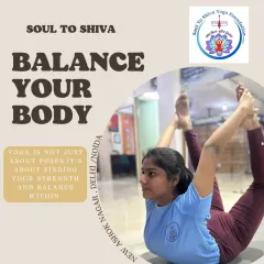 A young student holds a strong Dhanurasana (Bow Pose), a powerful backbend that opens the chest and strengthens the entire back. This pose is a testament to her dedication and the inner power that yoga helps to unlock.