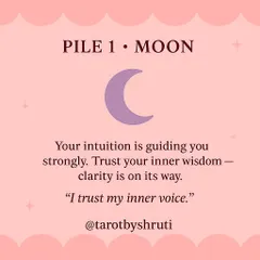 A message from your spirit guides. By choosing a symbol, you can receive guidance on trusting your intuition, preparing for a powerful shift, or aligning with peace and spiritual growth.