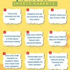 Some amazing tips for sports parents! We believe in a partnership between coaches and parents to create the best environment for kids.