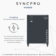 Our Overload Defense System is designed to handle power stability issues. It stabilizes your power supply to prevent interruptions, maintaining a steady flow of electricity to all your connected devices.