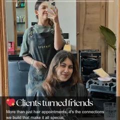 It's about more than just hair appointments. The connections we build with our clients, who often become friends, are what make it all so special.