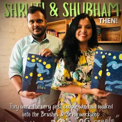 Our B&B OG couple. Shruti and Shubham were the very first couple to walk into our workshop, and it's a joy to see them return.