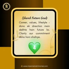 Green Flag 4: They share your future goals. When you both see your careers, values, and lifestyles heading in the same direction, there is clarity and commitment.