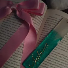 Another shot of the 'Sakina' bookmark, perfect for any book lover.