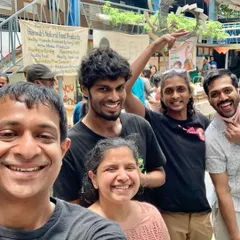 A happy selfie with some of the incredible people who make up our community. The smiles say it all. This is our family, and we are always grateful to share these moments.