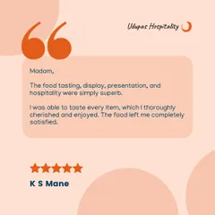 We appreciate these kind words from K S Mane, who found our food tasting, display, presentation, and hospitality to be superb. We are so glad he cherished and enjoyed every item.