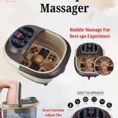 Give the gift of relaxation with this foot spa massager. It features a bubble massage function and adjustable heat settings for the best home spa experience. It's a unique and thoughtful item for any wellness hamper.