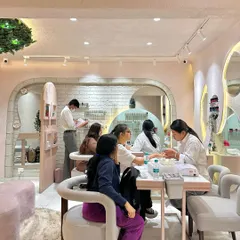 Getting into the festive spirit with some Christmas-themed nail art. Our nail technicians can create custom designs for any occasion, adding that extra sparkle to your look.