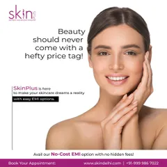 I believe that achieving your skincare goals should be accessible. This graphic explains my commitment to making treatments affordable through easy, no-cost EMI options, ensuring you can invest in your health without financial stress.