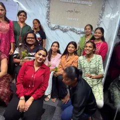 All smiles after a productive session. Our classes are designed to be engaging and fun, because we believe learning happens best when you enjoy the process.