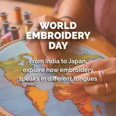 A single thread connects countless cultures. On World Embroidery Day, we celebrate how this art form speaks in different tongues, from the geometric grace of Japan's Kogin to the vibrant florals of Brazil.